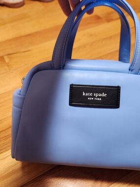 Kate Spade Blue Puffed Crossbody- Never Used